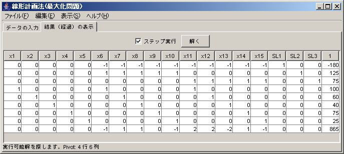 輸送問題経過1